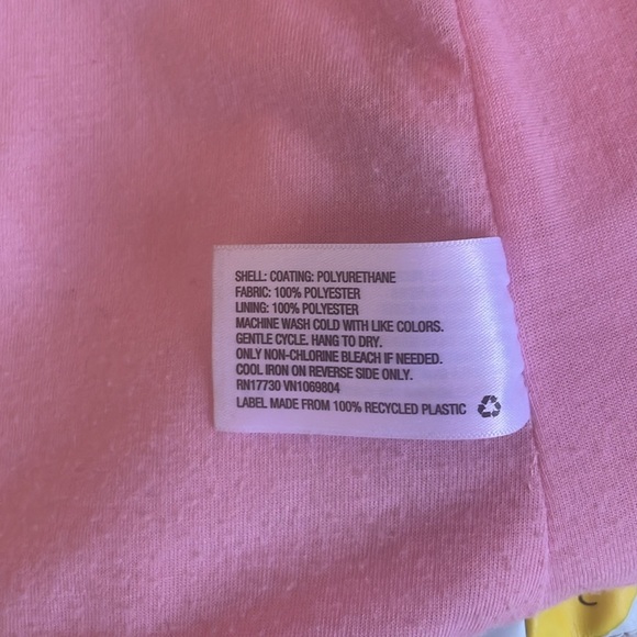 Cat & Jack Sunny Day Kids Adorable Raincoat - Picture 8 of 10